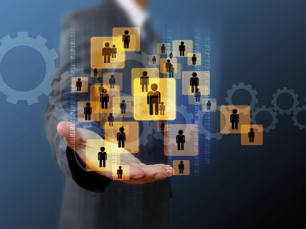 Skilled electrician at work